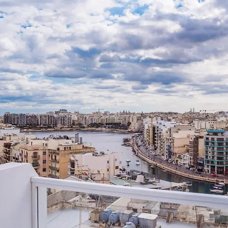 Private Penthouse With Terrace Spinola Bay - Cityapartmentstay Appartement San Ġiljan