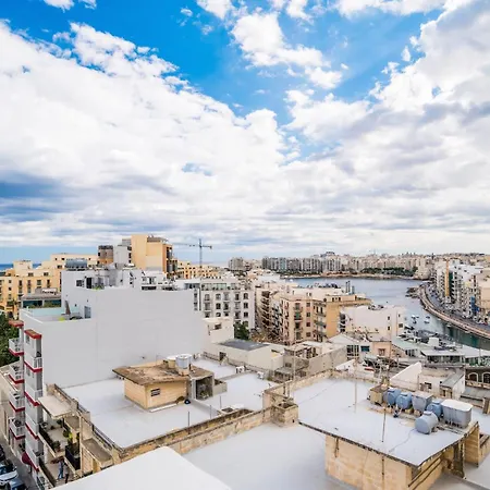 Private Penthouse With Terrace Spinola Bay - Cityapartmentstay *
