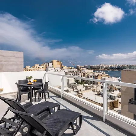 Private Penthouse With Terrace Spinola Bay - Cityapartmentstay Apartment *